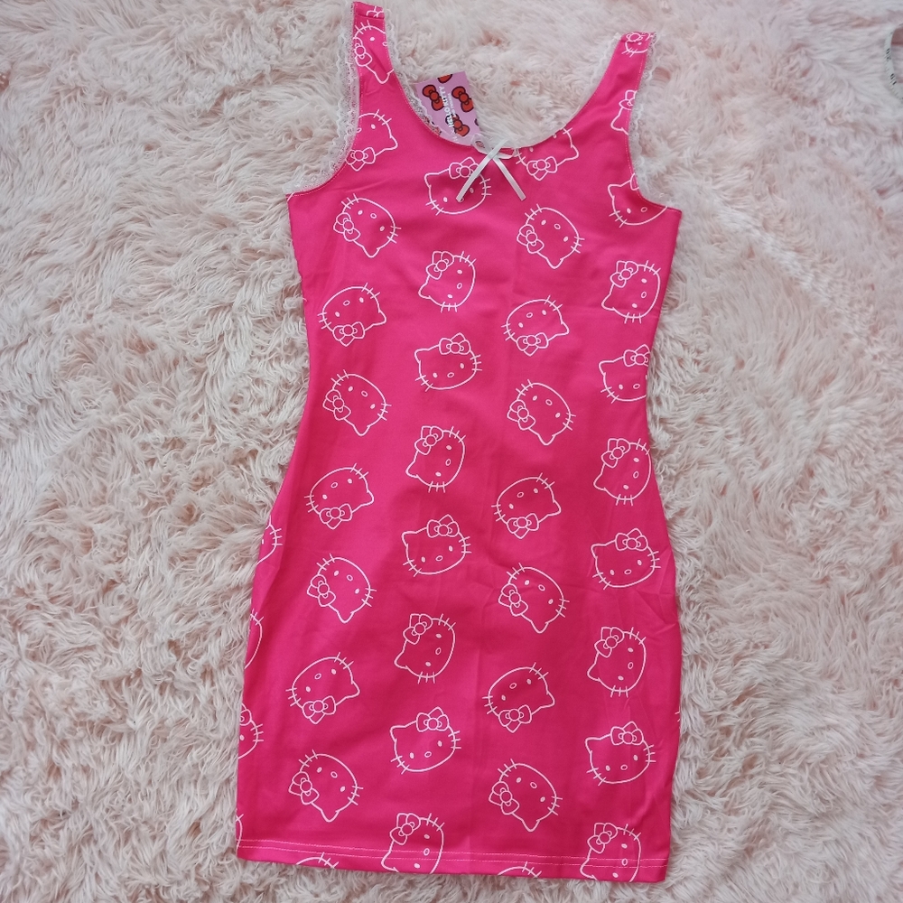 Hello Kitty | Dresses | Hello Kitty Slinky Bodycon Kawaii Lace Trim Hot Pink Nwt Summer Ready Dress | Poshmark Hello Kitty | Dresses | Hello Kitty Slinky Bodycon Kawaii Lace Trim Hot Pink Nwt Summer Ready Dress | Poshmark